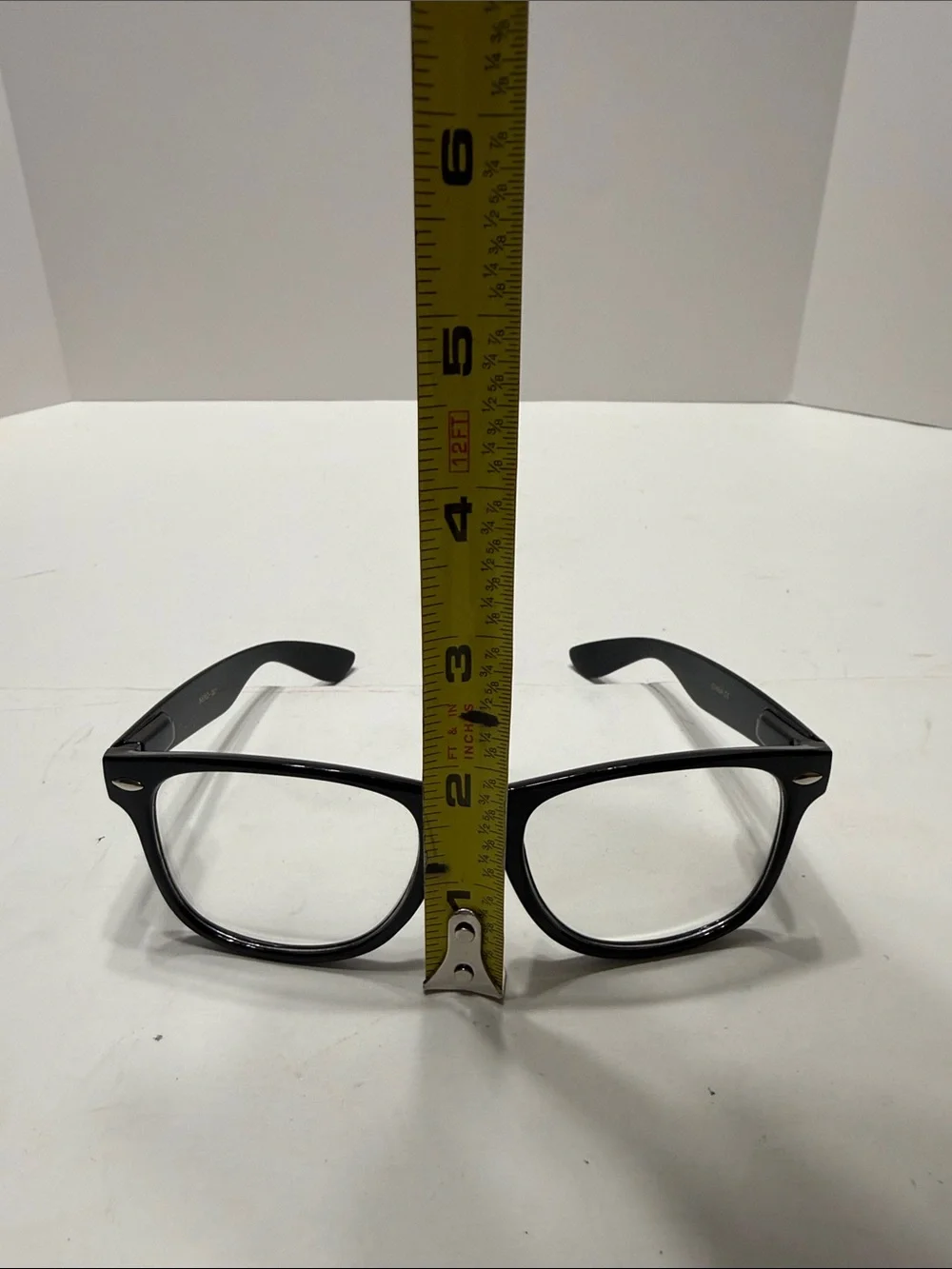 Brown Costume Wig with Black Glasses and Accessories